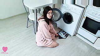 Teen sister washing