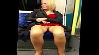 Woman on train