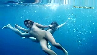 Swimming in sea girls