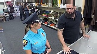 Police in a pawn shop